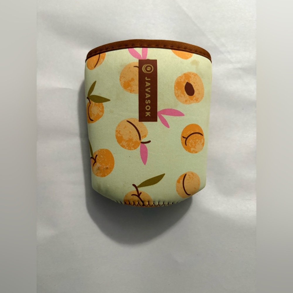 Java Sok Medium Peach Print Neoprene Sleeve
